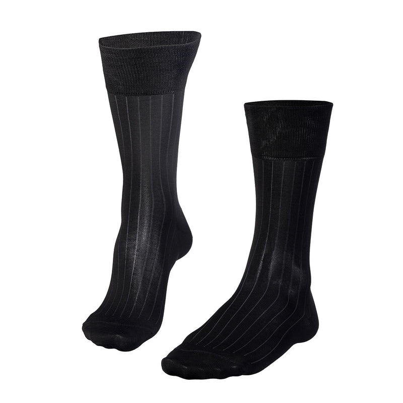 FALKE PIN STRIPE MERCERISED ANKLET