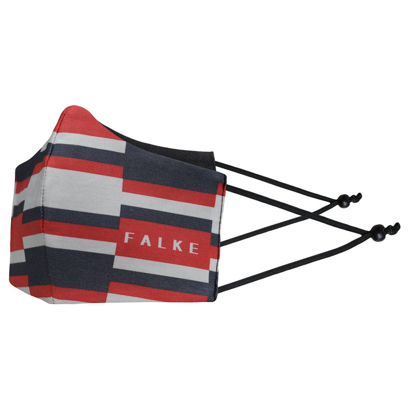 Falke - Open Accessories S / SCARLET LIMITED EDITION INTERRUPTED STRIPE FACE MASK