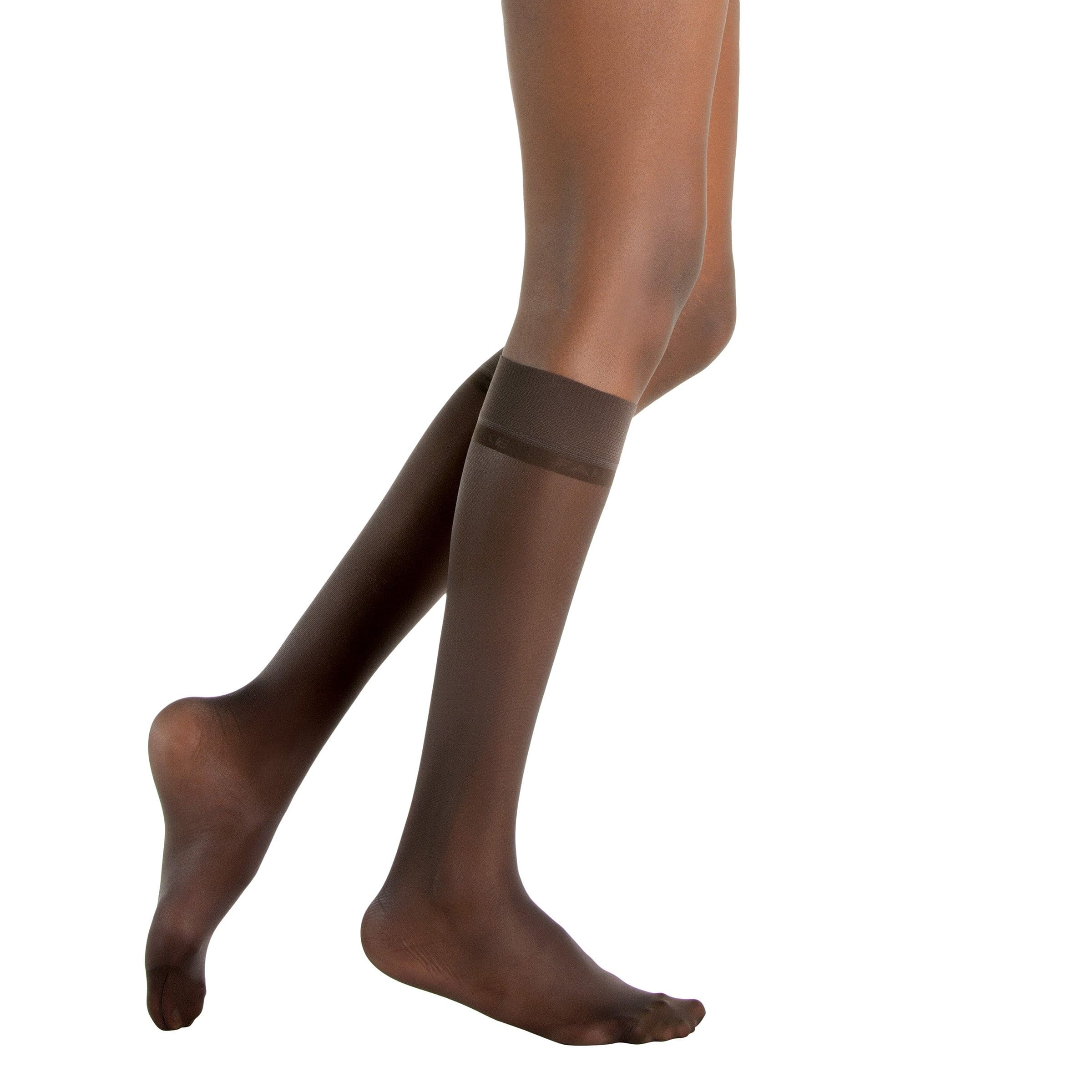 Falke - Open Hosiery 3-5 / BRENDA 15 BRIGHT SILK KNEE HIGH